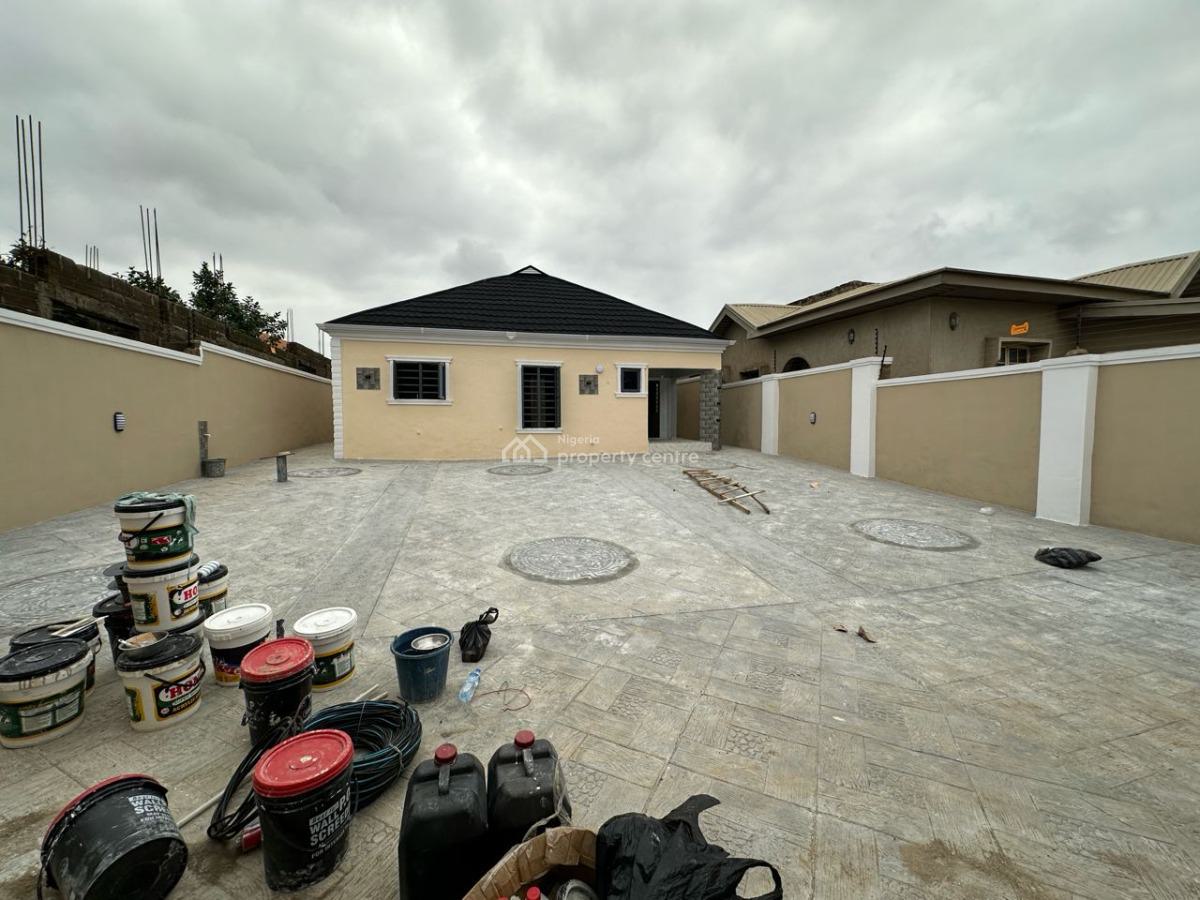 Newly Built Modern 3 Bedroom Bungalow Home + Room Bq & Security Post, Elebu Central Hospital,  Elebu Area Off Akala Express, Ibadan, Oyo, Detached Bungalow for Sale
