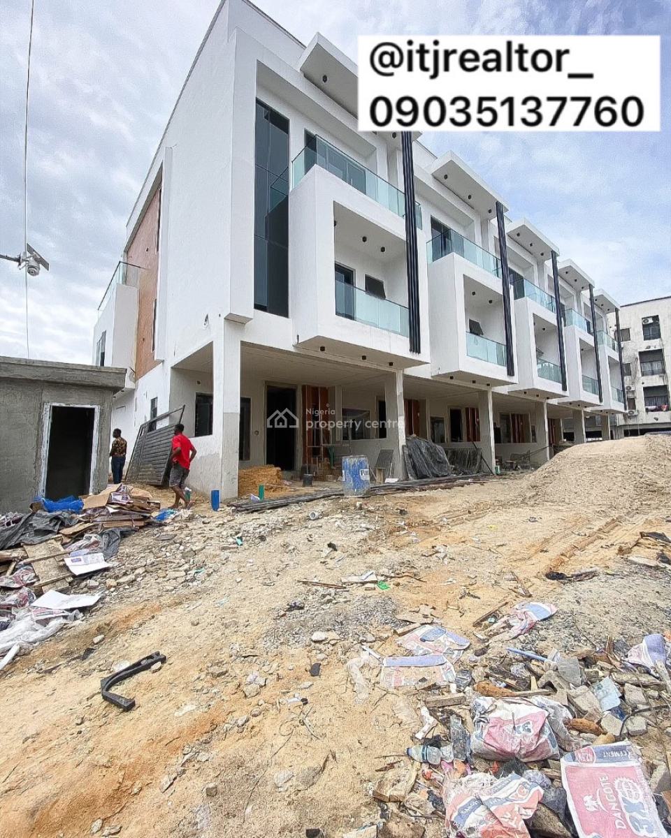 Lovely 4 Bedroom Terrace Duplex with Bq, Osapa London, Osapa, Lekki, Lagos, Terraced Duplex for Sale