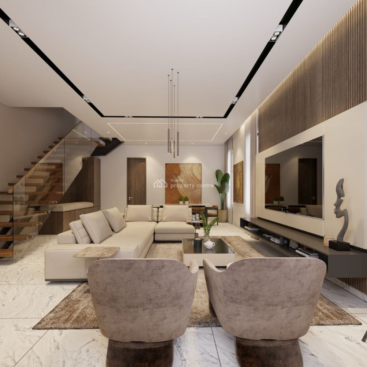 4 Bedroom Terrace Duplex with Bq, Lekki Phase 1, Lekki, Lagos, Terraced Duplex for Sale