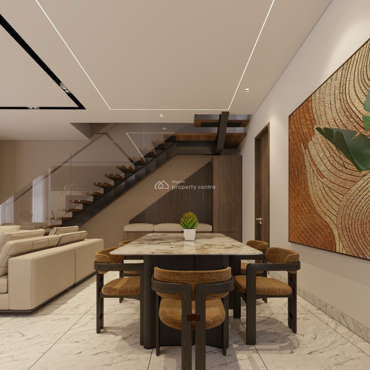 4 Bedroom Terrace Duplex with Bq, Lekki Phase 1, Lekki, Lagos, Terraced Duplex for Sale