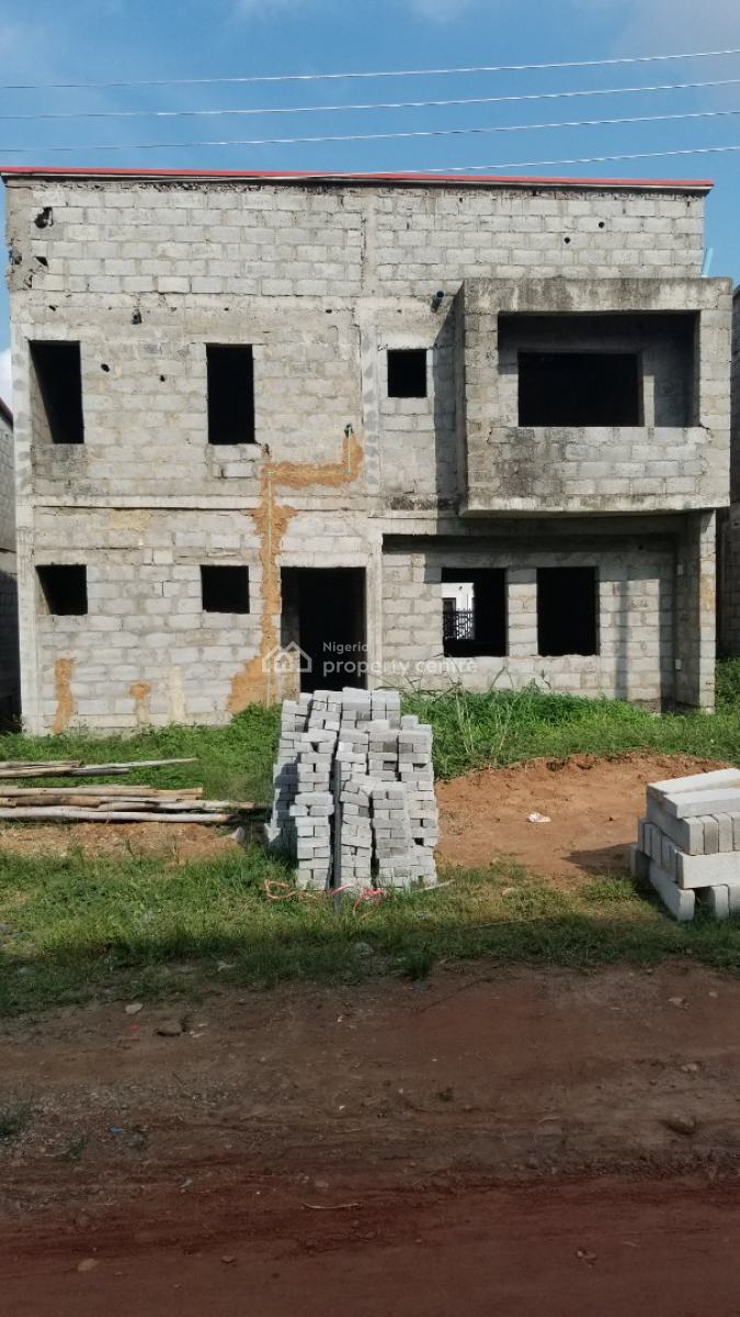 Carcass 4 Bedroom Detached Duplex, Sunnyvale Gardens/kabusa Gardens, Dakwo, Abuja, Detached Duplex for Sale