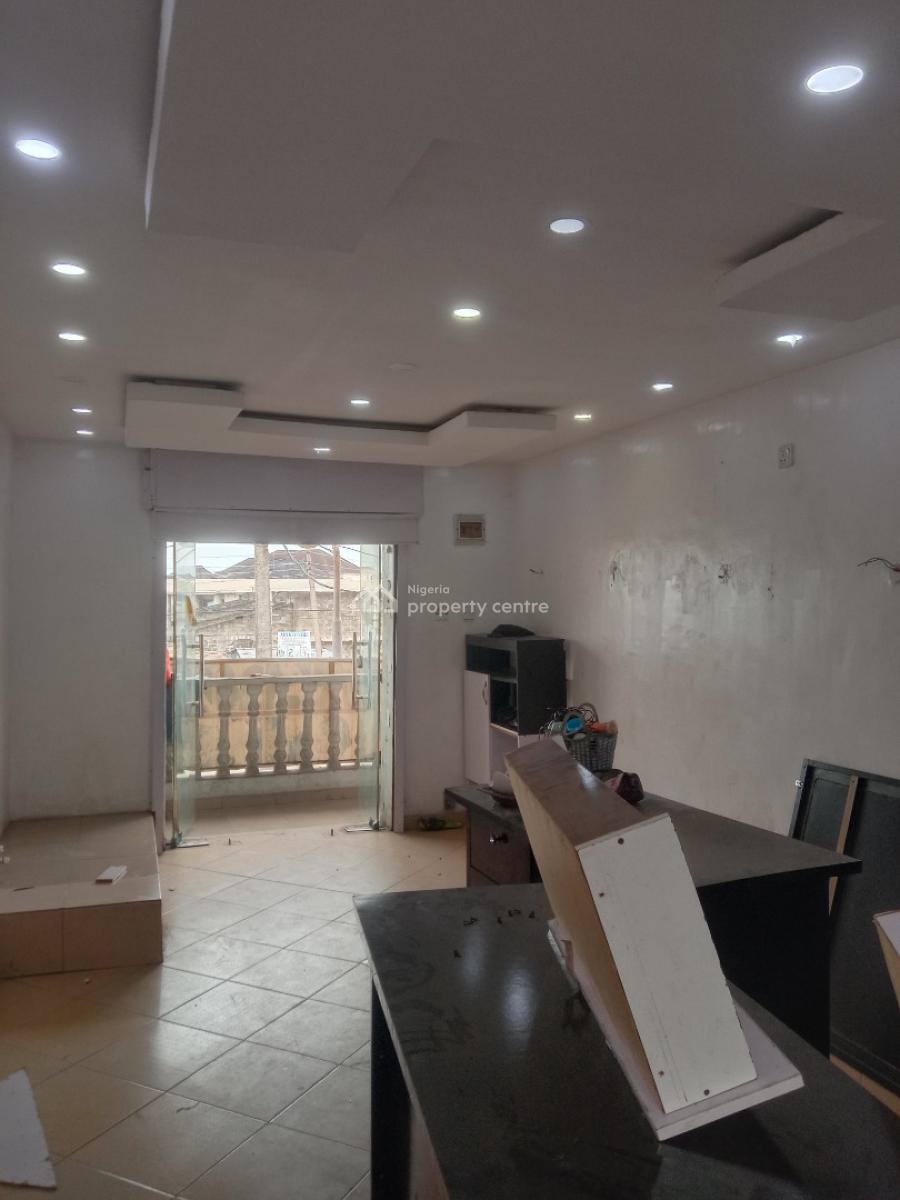 Standard and Spacious Shop Upstairs Facing Road Pop Finishing with Toile, Close to Addo Roundabout with Parking Space, Ajah, Lagos, Shop for Rent