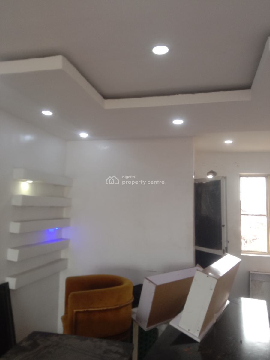 Standard and Spacious Shop Upstairs Facing Road Pop Finishing with Toile, Close to Addo Roundabout with Parking Space, Ajah, Lagos, Shop for Rent