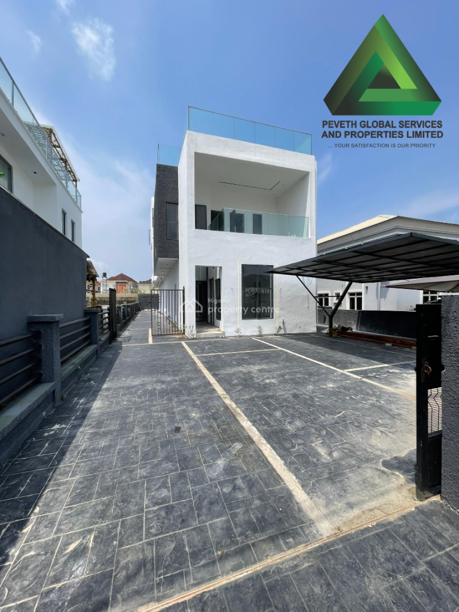 Luxury 5 Bedroom Fully Detached Duplex with Swimming Pool, Bq, Osapa, Lekki, Lagos, Detached Duplex for Sale