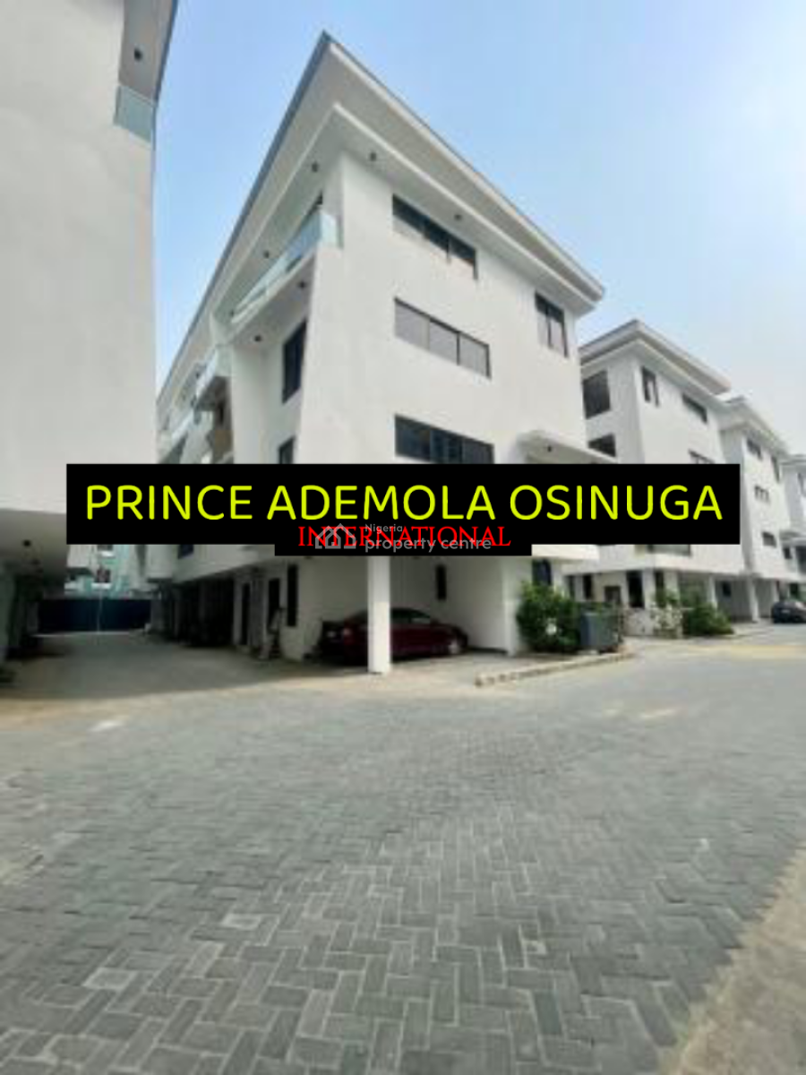 New 4 Bedroom Terrace House + Bq + Pool, Off Awolowo Road, Falomo, Ikoyi, Lagos, Terraced Duplex for Rent