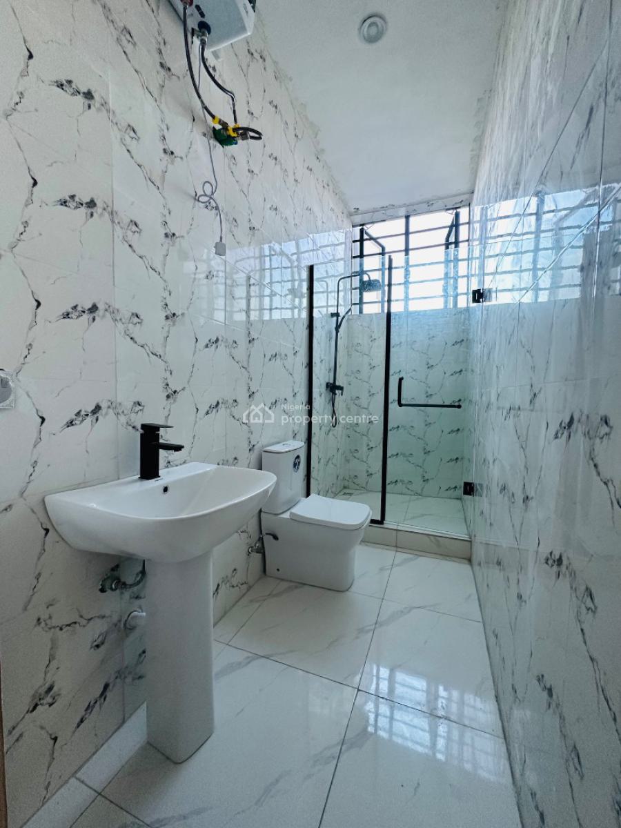 Luxury 4 Bedrooms Terrace Duplex with Bq - Self Compound, Ikota, Lekki, Lagos, Terraced Duplex for Rent