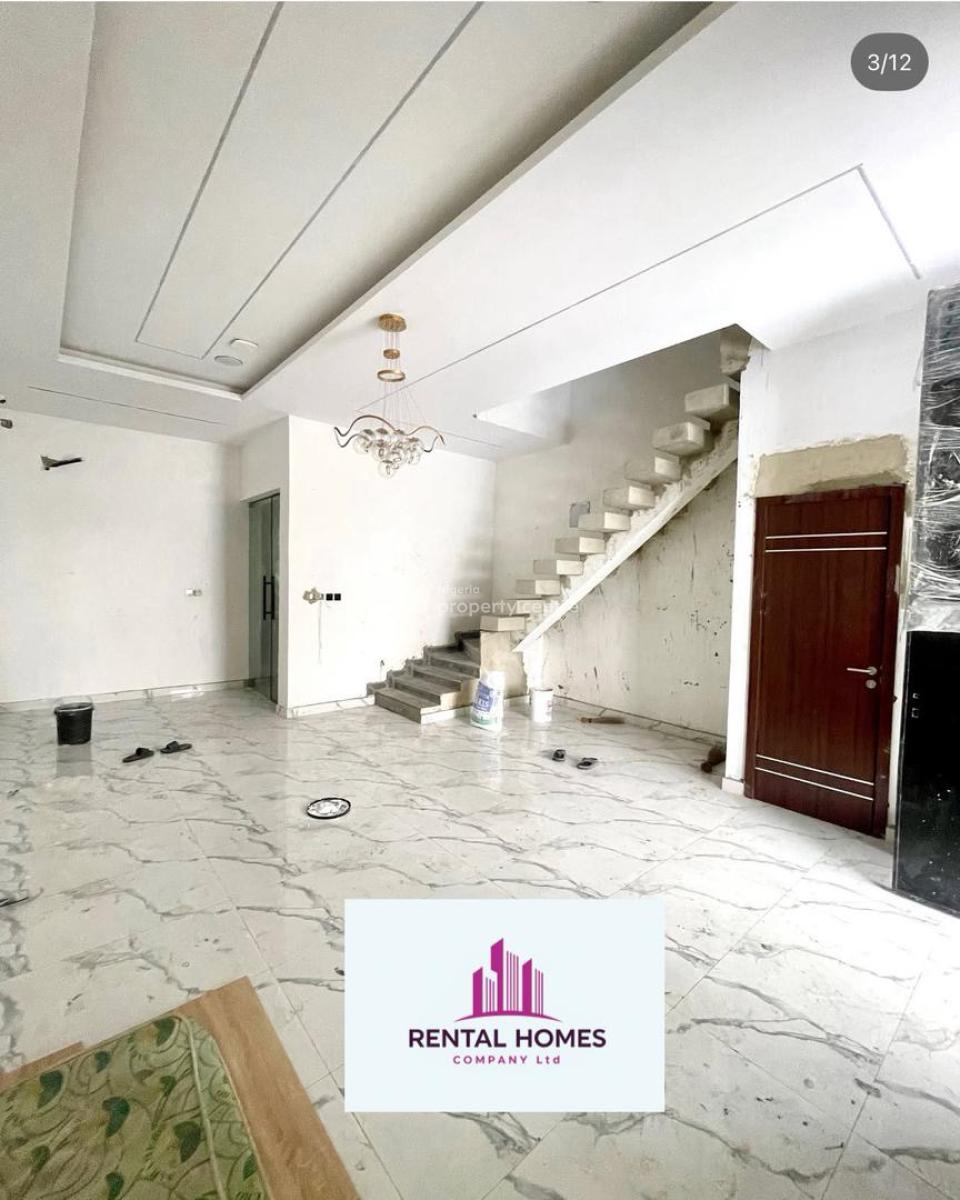 Newly Built 4 Bedroom Terrace Duplex, Osapa, Lekki, Lagos, Terraced Duplex for Sale