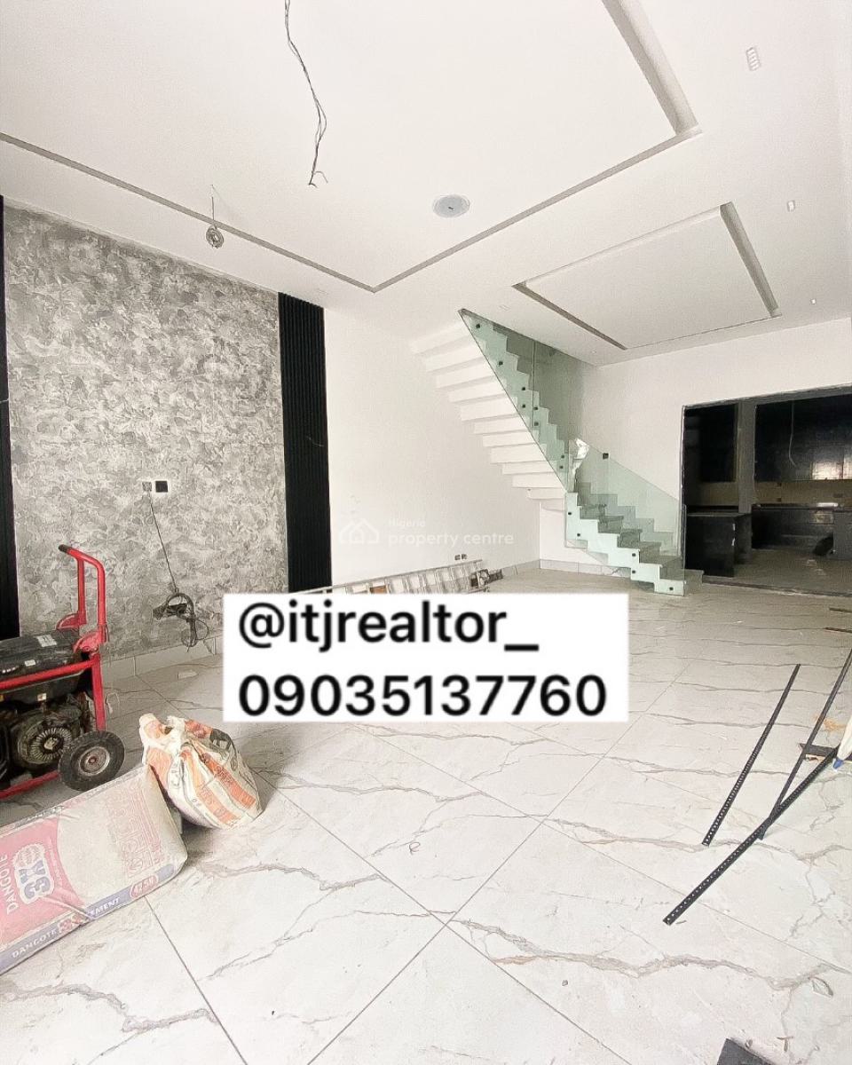 Modern 4 Bedroom Semi Detached Duplex with Bq, Agungi, Lekki, Lagos, Semi-detached Duplex for Sale