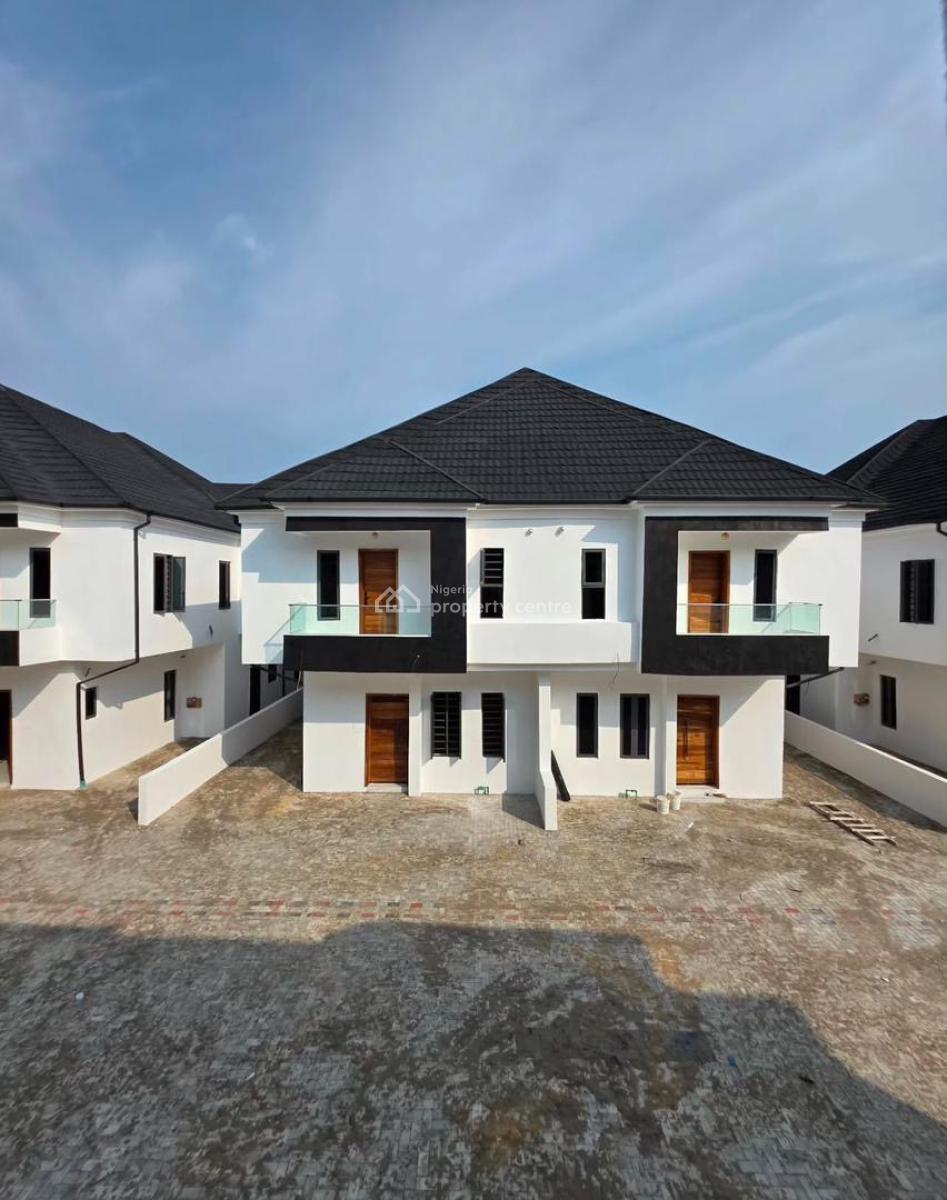 Excellent Contemporary 4 Bedroom Semi Detached Duplex with a Bq, Vgc Extension, Vgc, Lekki, Lagos, Semi-detached Duplex for Sale