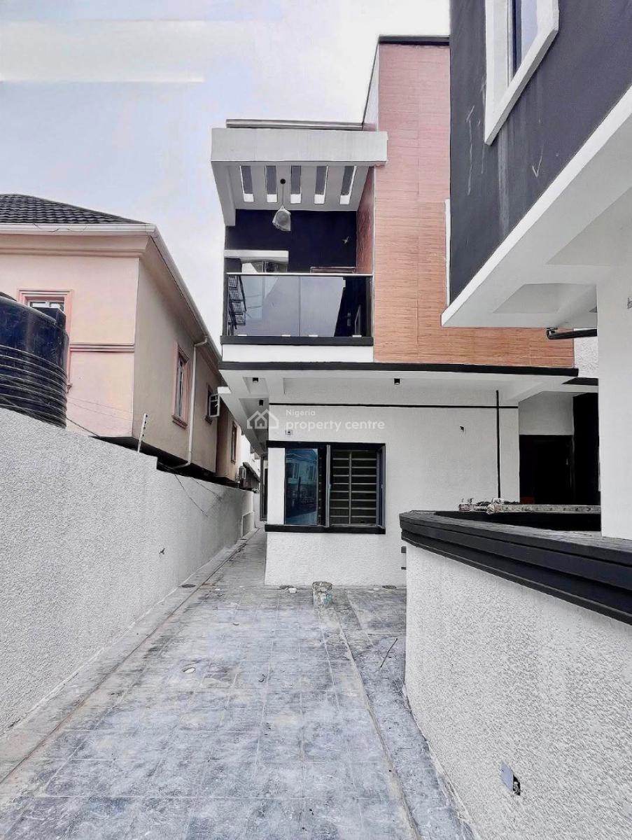 Contemporary Brand New 4 Bedroom Semi Detached Duplex with Bq, Chevron, Lekki, Lagos, Semi-detached Duplex for Sale