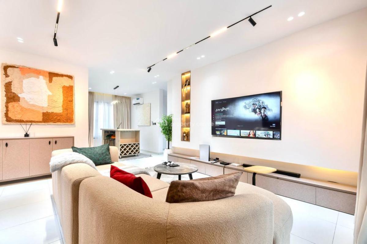 Luxury 2bedroom Apartment with Swimming Pool, Gym, Snooker Board and P, Banana Island, Ikoyi, Lagos, Flat / Apartment Short Let