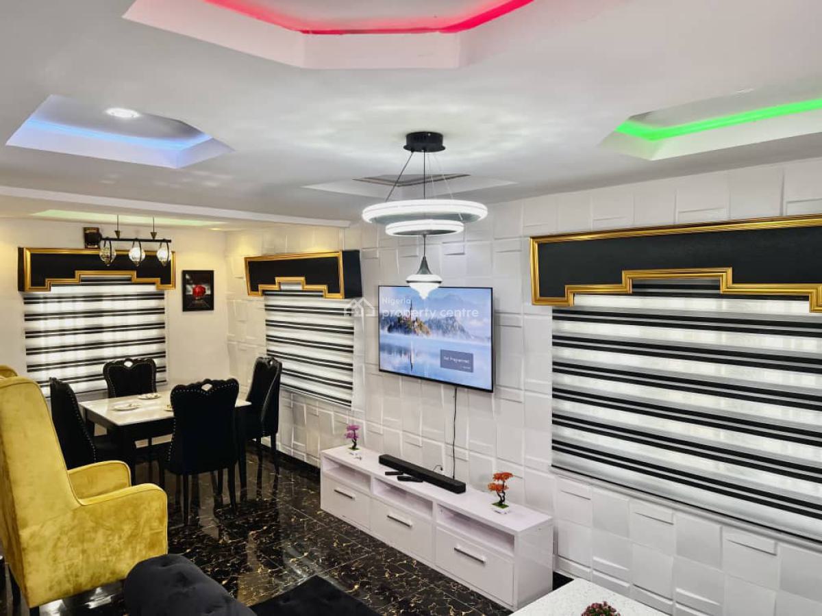 Luxury 2 Bedroom Upstairs Short-term, Peaceland Estate, Sangotedo, Ajah, Lagos, Flat / Apartment Short Let