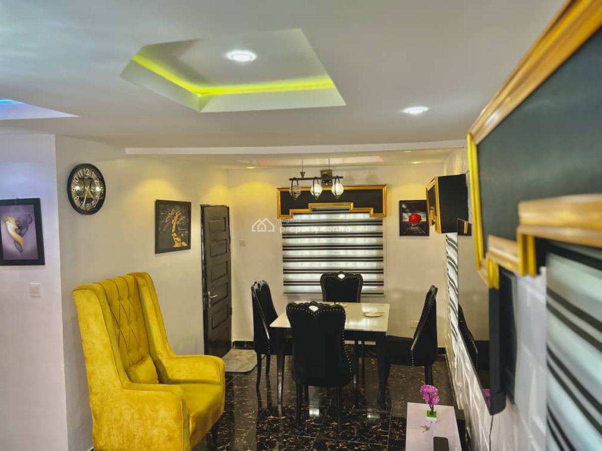 Luxury 2 Bedroom Upstairs Short-term, Peaceland Estate, Sangotedo, Ajah, Lagos, Flat / Apartment Short Let