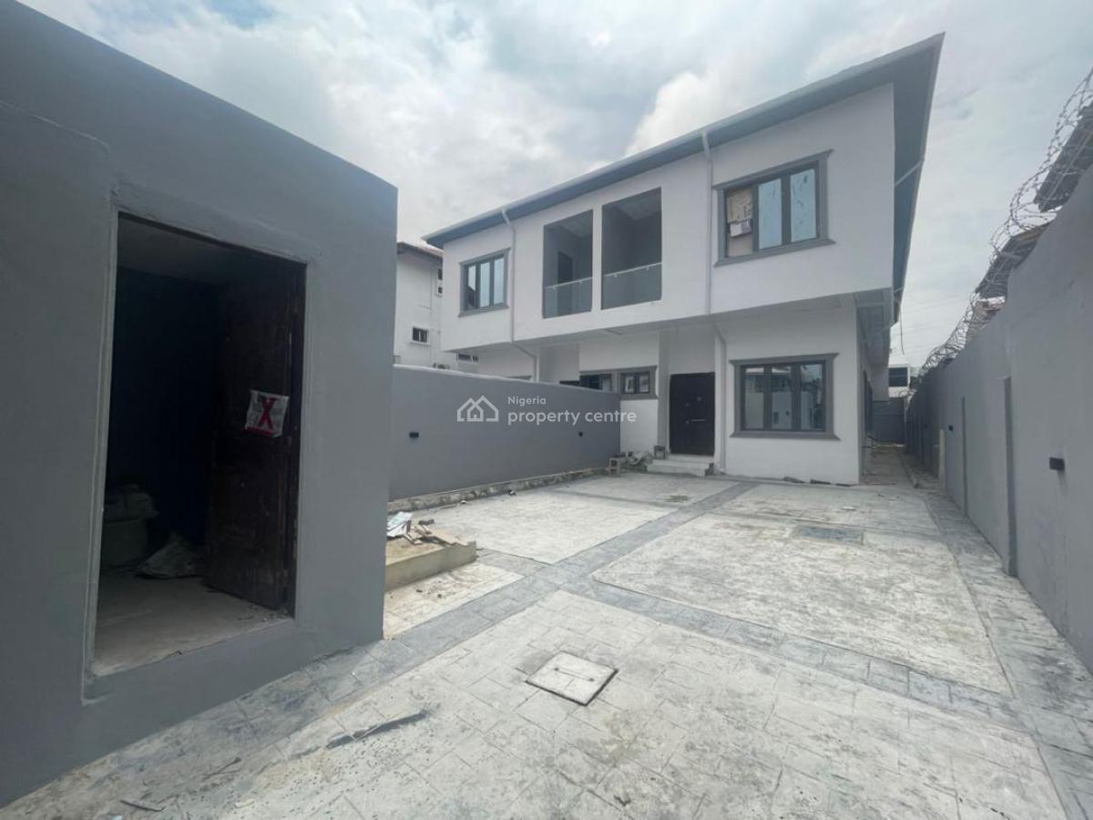 4 Bedroom Semi Detached Duplex with Bq, Lekki Phase 1, Lekki, Lagos, Semi-detached Duplex for Rent