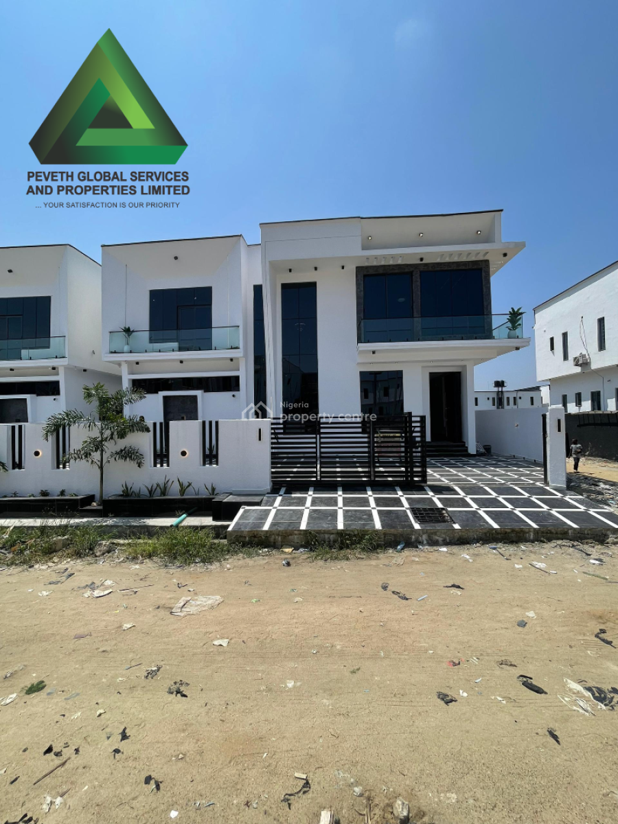 Luxury 5 Bedroom Fully Detached Duplex with Swimming Pool, Bq, Ajah, Lagos, Detached Duplex for Sale