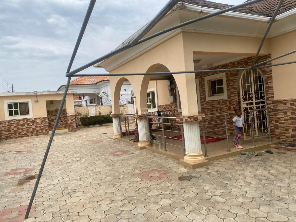 3 Bedroom Bungalow with Massive Space for a 2 Bedroom Bq, Lokogoma Estate By The Road, Lokogoma District, Abuja, Detached Bungalow for Sale