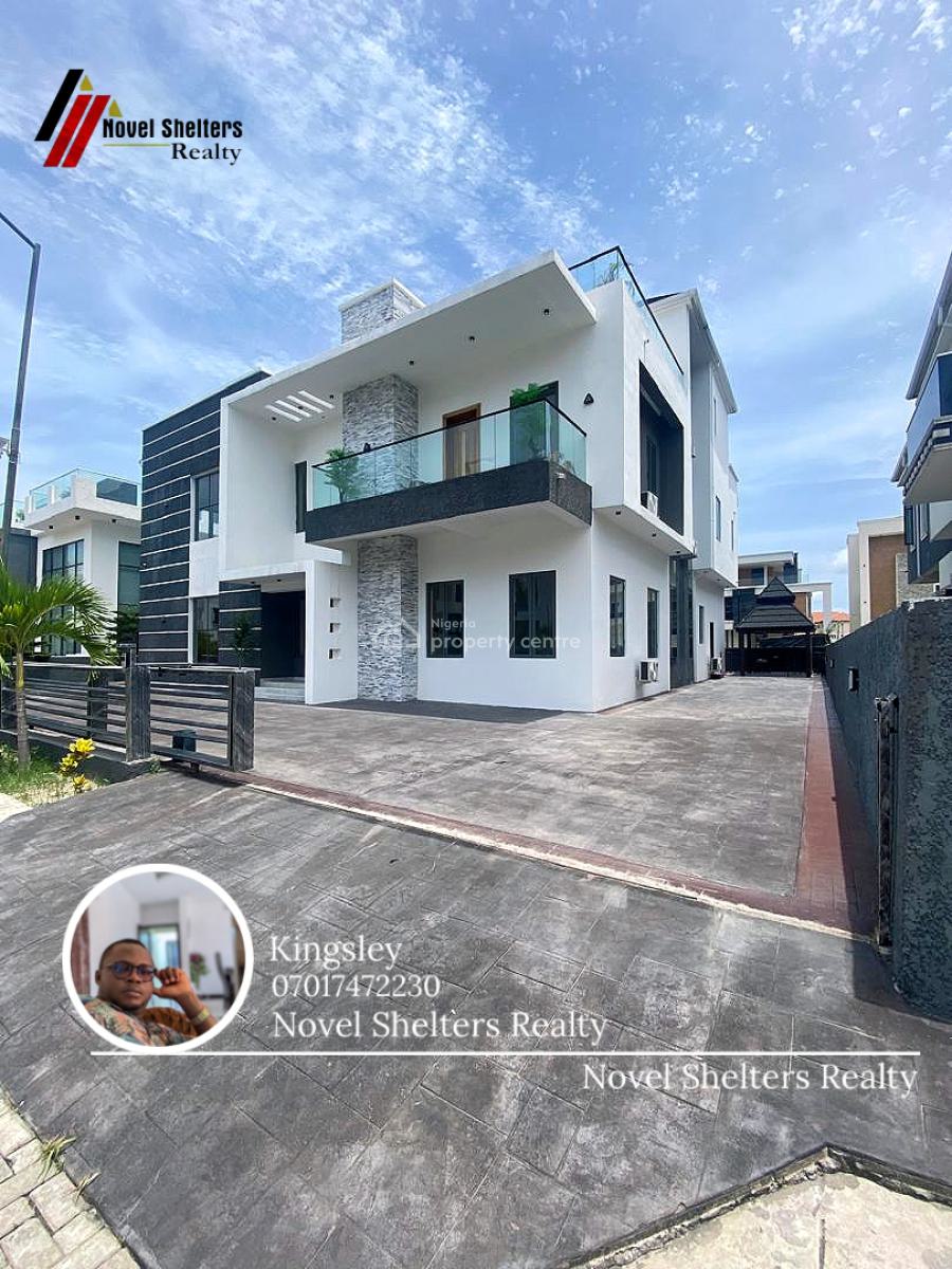 Brand New 5 Bedroom Detached House  with Attached Bq., Ikate, Ikate Elegushi, Lekki, Lagos, Detached Duplex for Sale