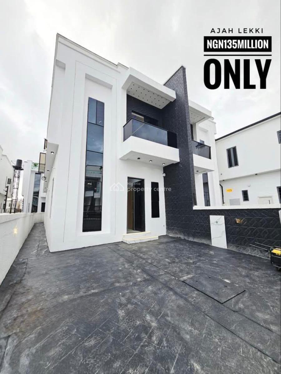 Beautifully Designed 4 Bedroom Semi Detached Duplex with Bq, Ajah, Lagos, Semi-detached Duplex for Sale