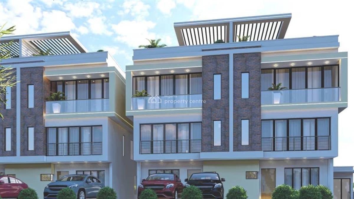 4 Bedroom Semi Detached with Swimming Pool, Gym, Bq and a Rooftop, Ikoyi, Lagos, Semi-detached Duplex for Sale