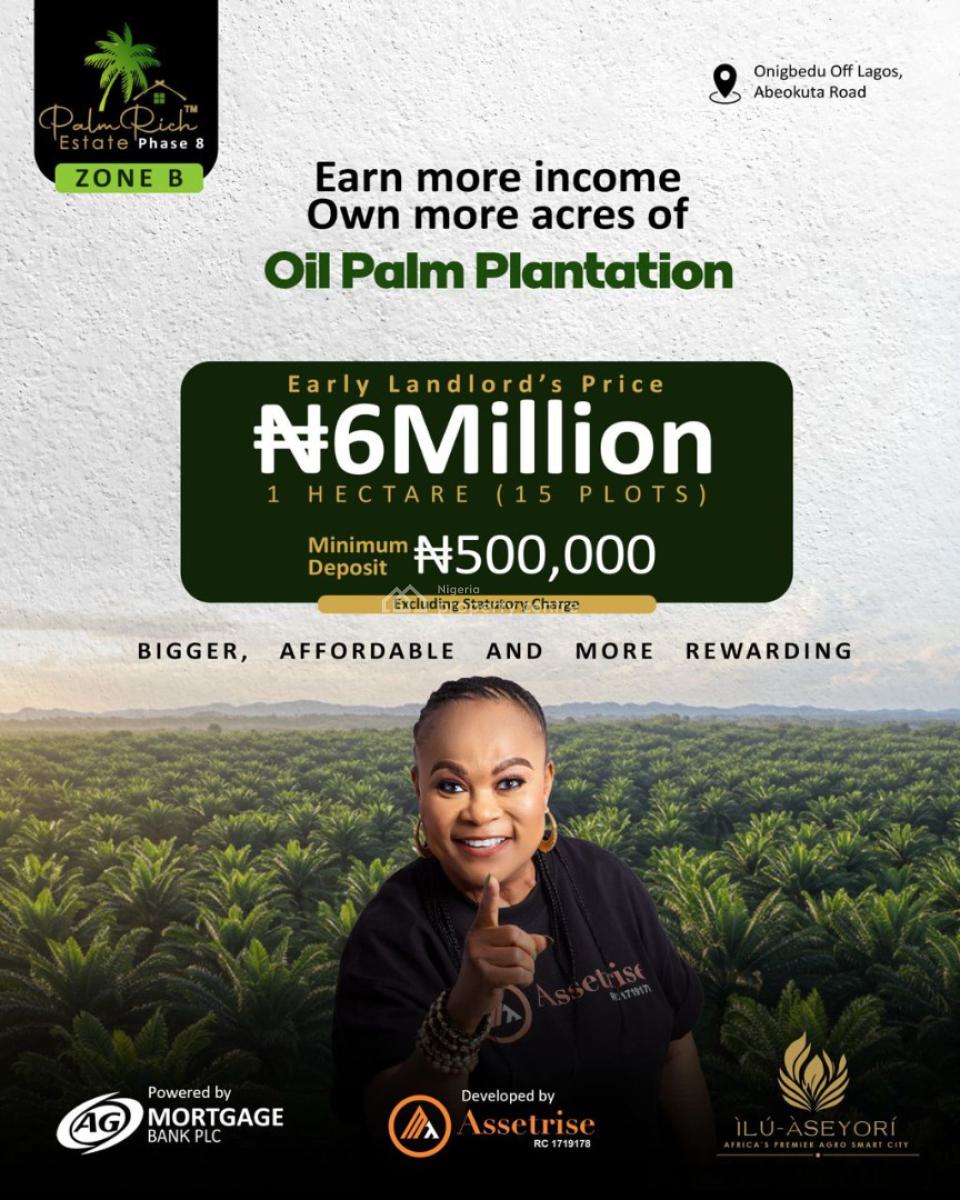 Cheap and Secure Estate an Plantation Estate Guarantee (roi), Ibese Ewekoro Off Lagos/ Express Way, Abeokuta South, Ogun, Mixed-use Land for Sale