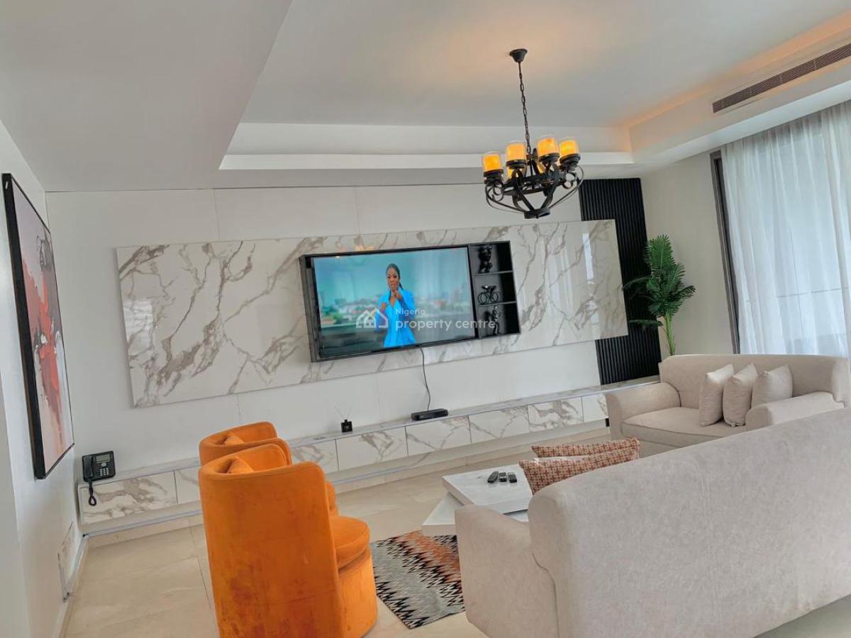Luxury 3 Bedrooms Apartment with Pool, Spa, Gym, Ocean & City View, Eko Atlantic City, Lagos, Flat / Apartment Short Let