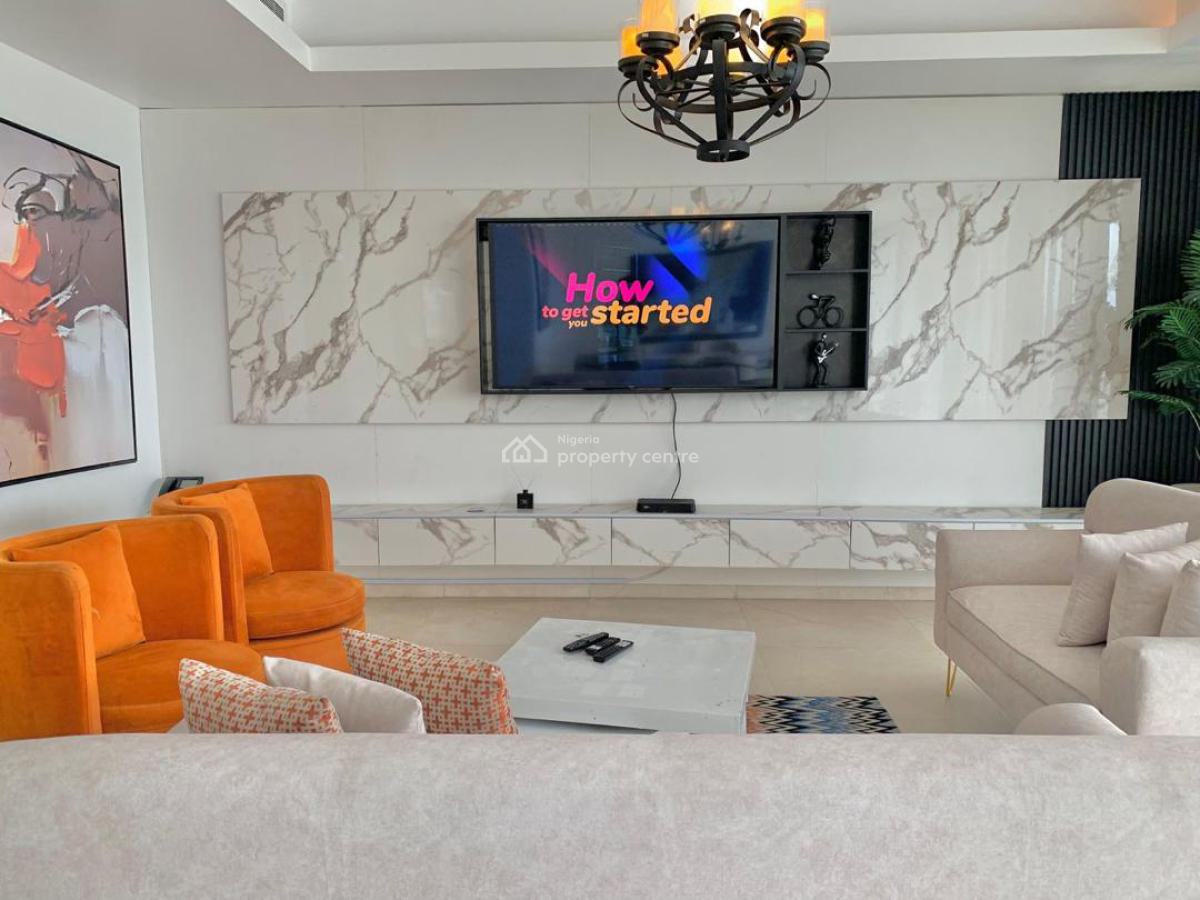 Luxury 3 Bedrooms Apartment with Pool, Spa, Gym, Ocean & City View, Eko Atlantic City, Lagos, Flat / Apartment Short Let