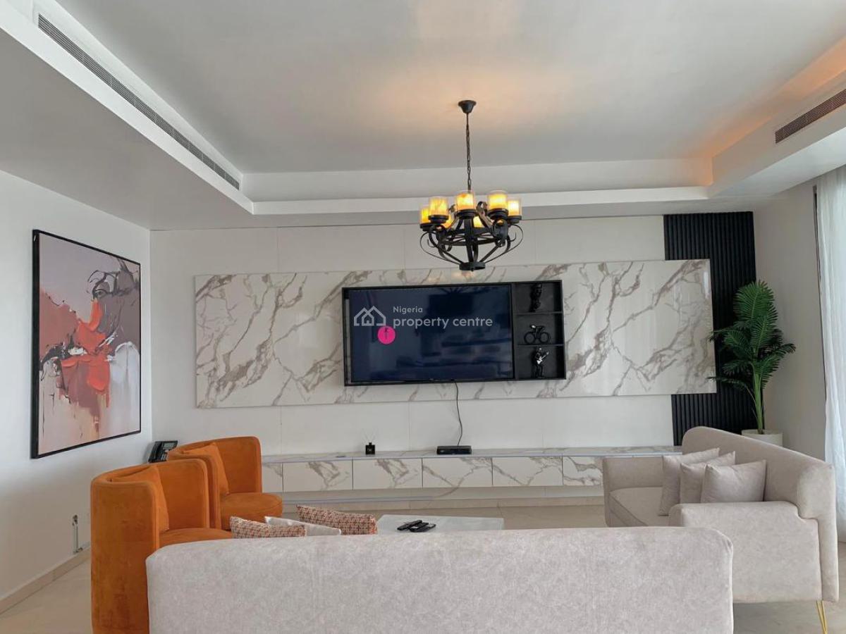 Luxury 3 Bedrooms Apartment with Pool, Spa, Gym, Ocean & City View, Eko Atlantic City, Lagos, Flat / Apartment Short Let