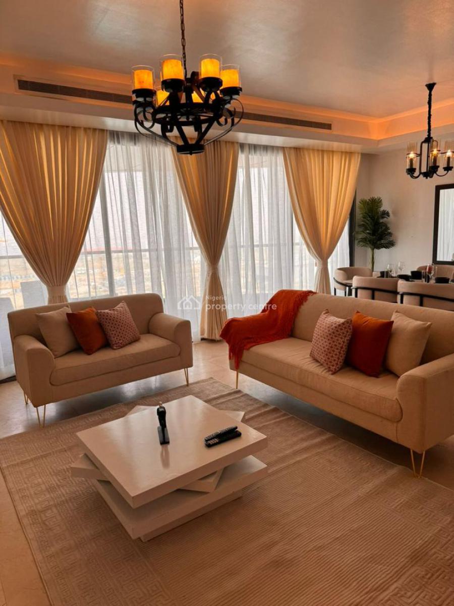 Luxury 3 Bedrooms Apartment with Pool, Spa, Gym, Ocean & City View, Eko Atlantic City, Lagos, Flat / Apartment Short Let