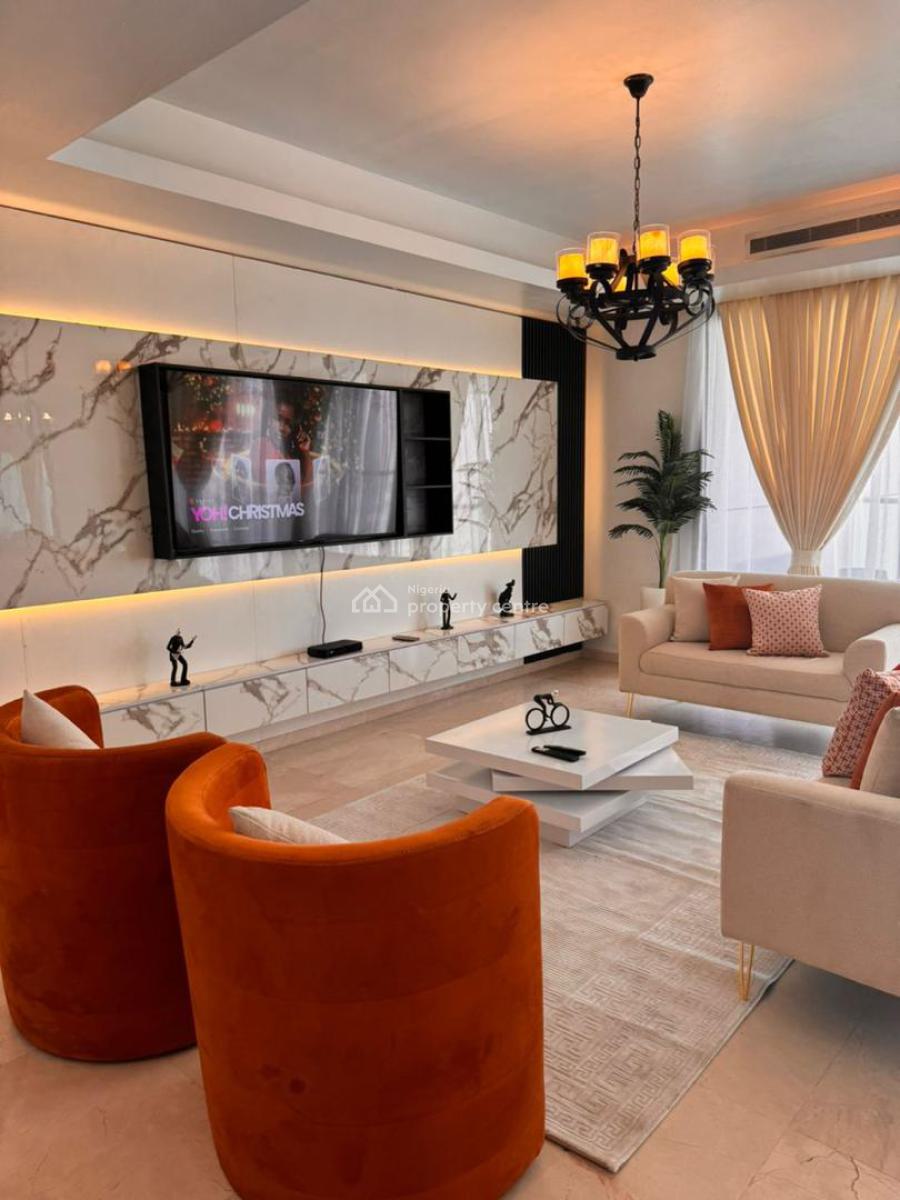 Luxury 3 Bedrooms Apartment with Pool, Spa, Gym, Ocean & City View, Eko Atlantic City, Lagos, Flat / Apartment Short Let