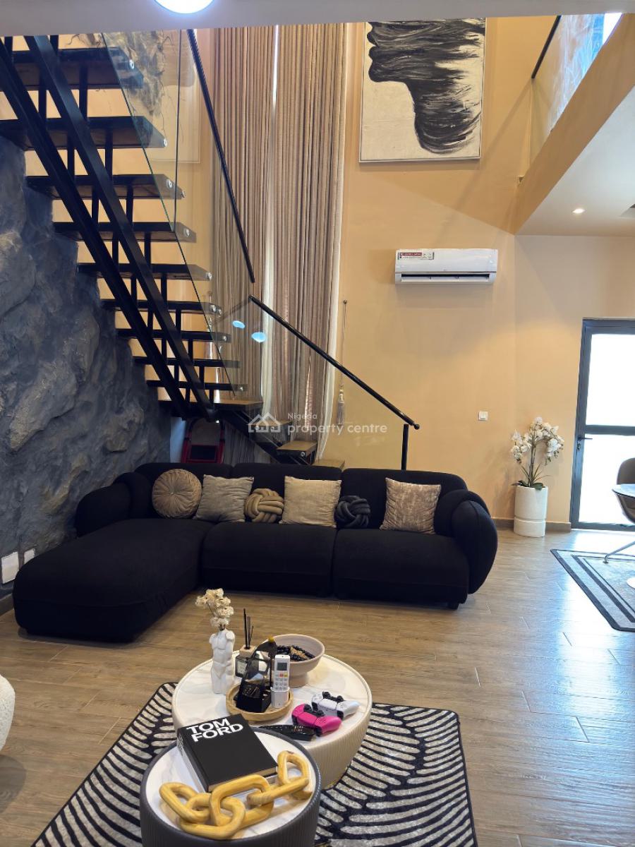 Luxury 1 Bedroom Loft Duplex with Pool, Edge Water Apartment, Loft Apartment, Lekki, Lagos, Flat / Apartment Short Let