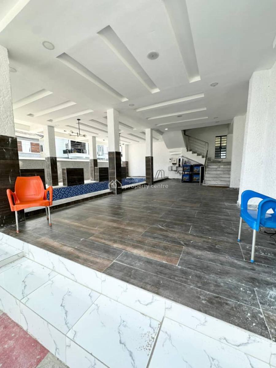 Brand New 4 Bedroom Terrace with Bq, Pool & Gym, Chevron Drive, Lekki Phase 2, Lekki, Lagos, Terraced Duplex for Sale