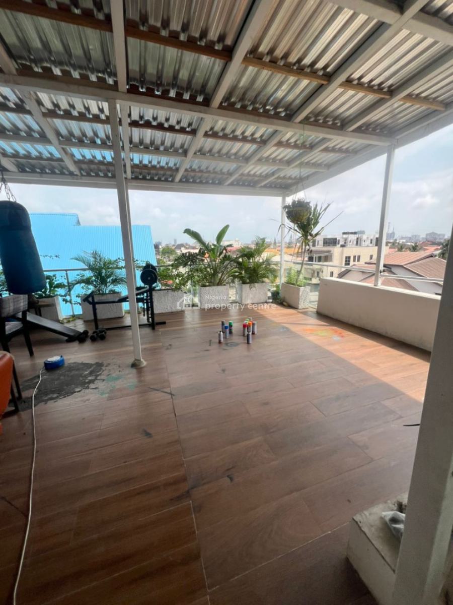 Unfurnished 5 Bedrooms Duplex with Rooftop, Cinema, Pool, Elevator, Lekki Phase 1, Lekki, Lagos, Semi-detached Duplex for Rent