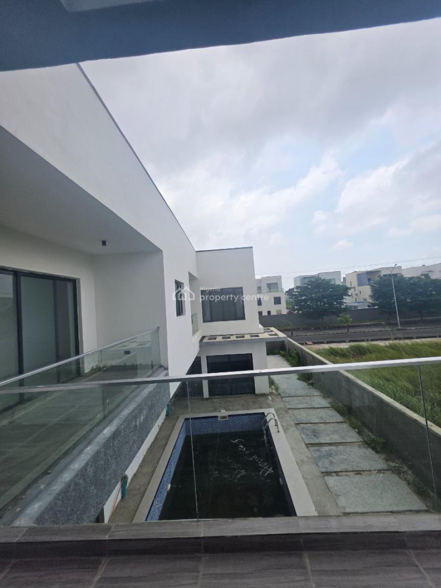 Contemporary 5 Bedrooms Detached Duplex with 2rooms Bq and Pool, Pinnock Beach Estate, Osapa, Lekki, Lagos, Detached Duplex for Sale