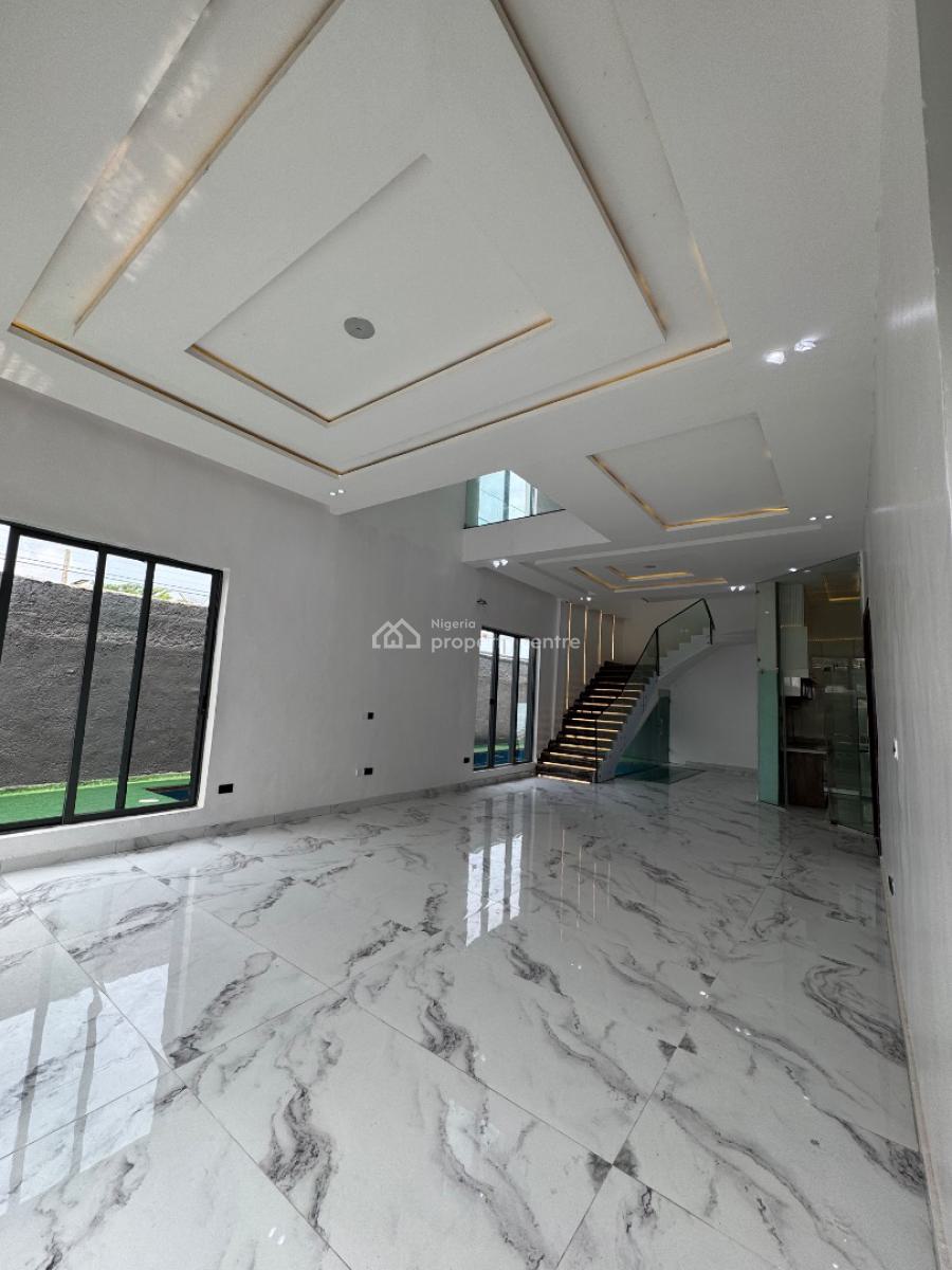 Well Illuminated Water View 5 Bedrooms Detached Duplex with Bq, Victory Park Estate, Osapa, Lekki, Lagos, Detached Duplex for Sale