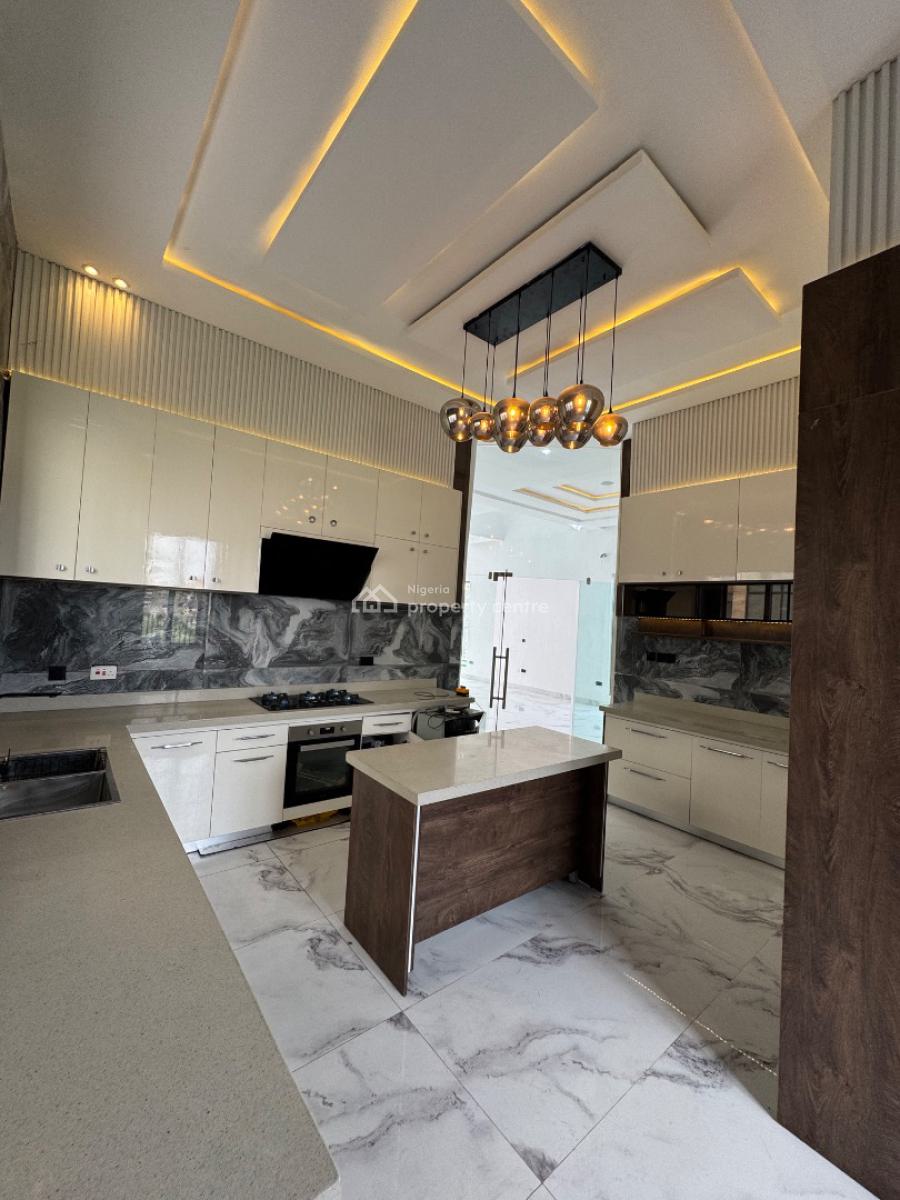 Well Illuminated Water View 5 Bedrooms Detached Duplex with Bq, Victory Park Estate, Osapa, Lekki, Lagos, Detached Duplex for Sale