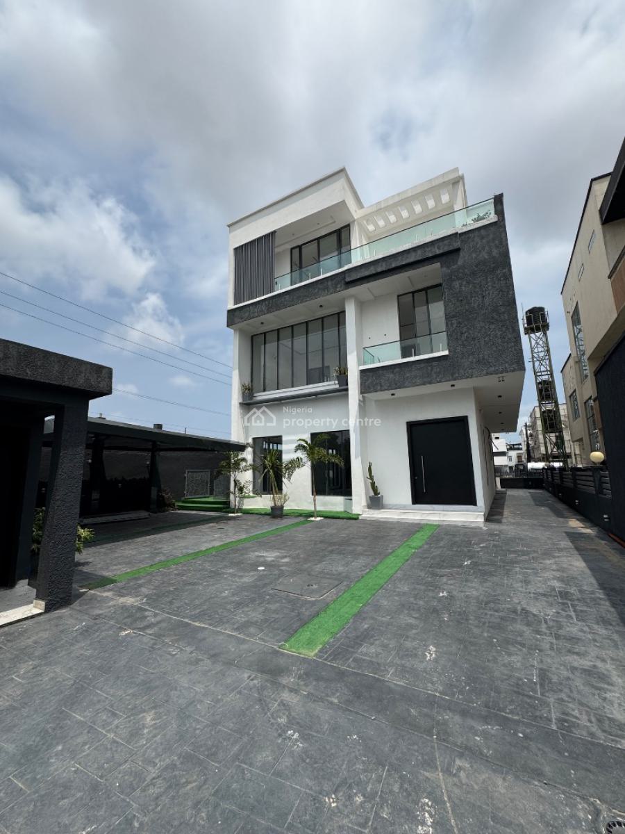 Well Illuminated Water View 5 Bedrooms Detached Duplex with Bq, Victory Park Estate, Osapa, Lekki, Lagos, Detached Duplex for Sale
