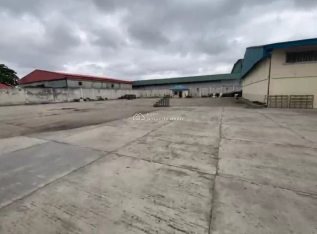 Industrial Property with Warehouses, Offices, Guest House, Weighbridge, Off, Oba Akran, Ikeja, Lagos, Warehouse for Sale