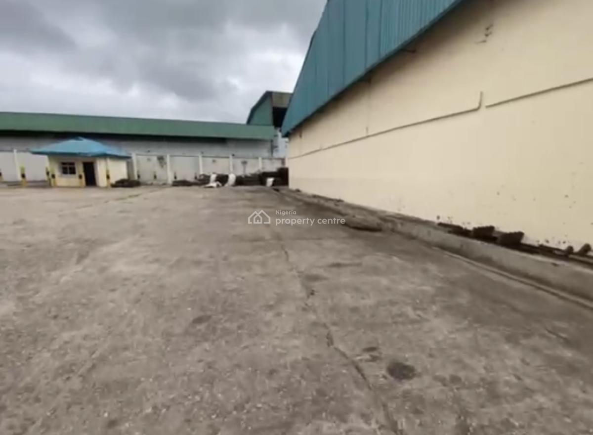 Industrial Property with Warehouses, Offices, Guest House, Weighbridge, Off, Oba Akran, Ikeja, Lagos, Warehouse for Sale