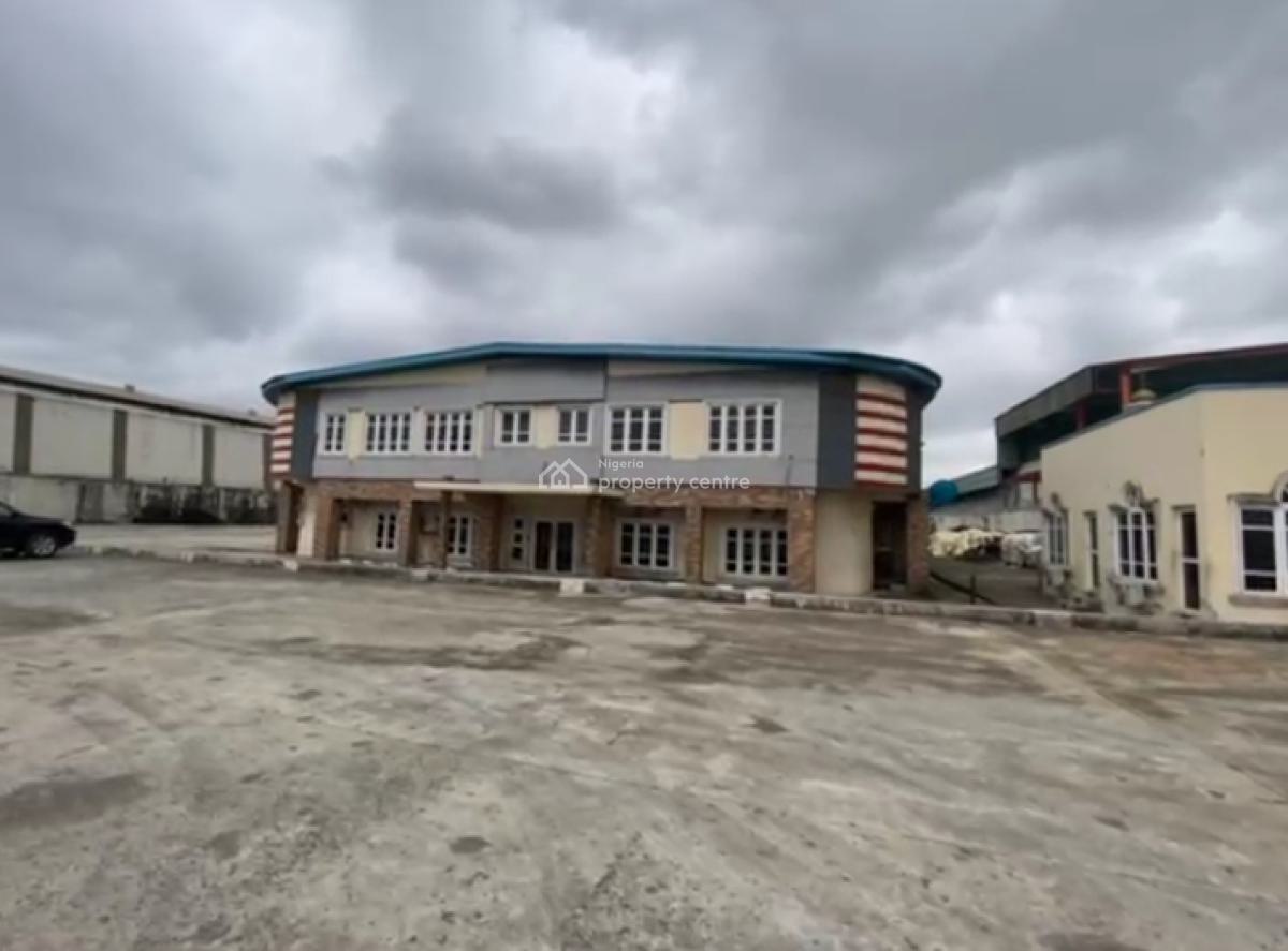 Industrial Property with Warehouses, Offices, Guest House, Weighbridge, Off, Oba Akran, Ikeja, Lagos, Warehouse for Sale