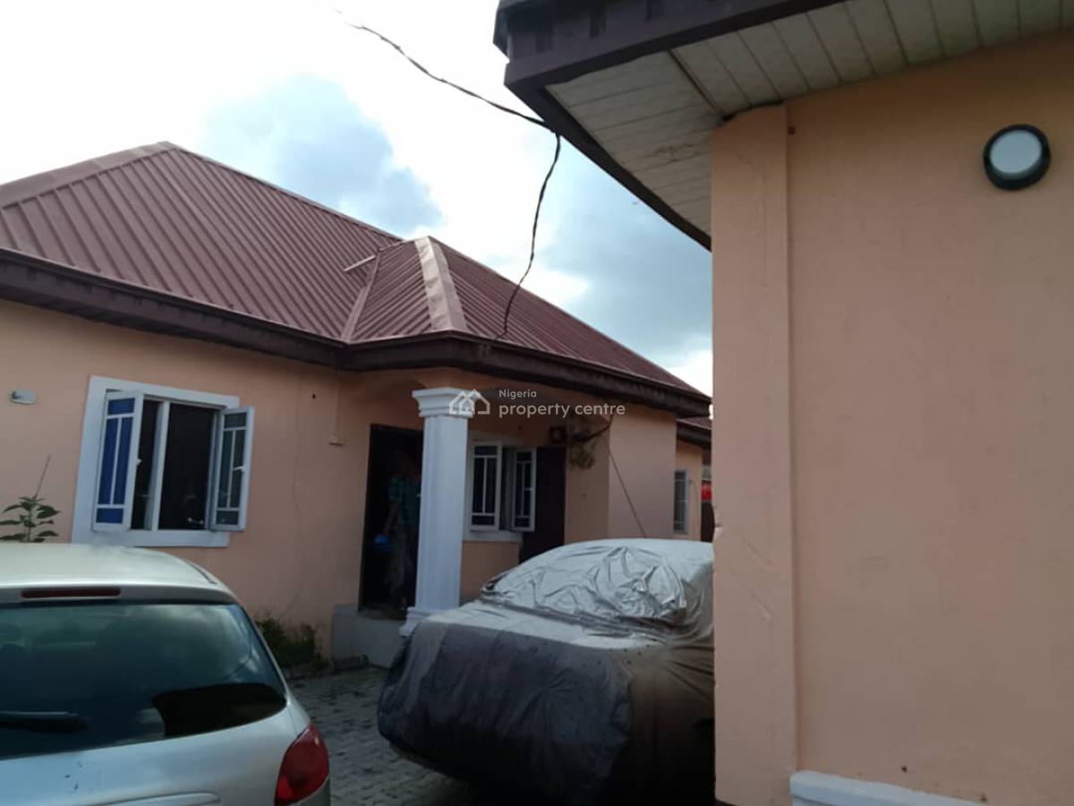 Lovely Pop 3 Bedroom Bungalow with 2 Bedroom Bq, Along Airport Roa, Lugbe District, Abuja, Detached Bungalow for Sale