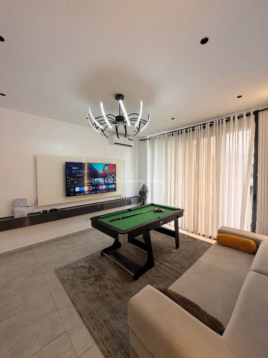 Luxury 2 Bedroom Duplex with Private Cinema and Game Room, Greenland Estate, Opposite Thames Hotel, Jericho, Ibadan, Oyo, Semi-detached Duplex Short Let