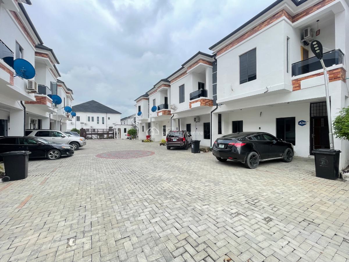 Modern Luxury -- Grand  Bedrooms Terrace with Pool & Gym, Harris Drive, Hsc Estate, Vgc, Lekki, Lagos, Terraced Duplex for Rent