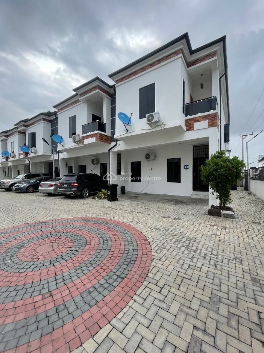 Modern Luxury -- Grand  Bedrooms Terrace with Pool & Gym, Harris Drive, Hsc Estate, Vgc, Lekki, Lagos, Terraced Duplex for Rent