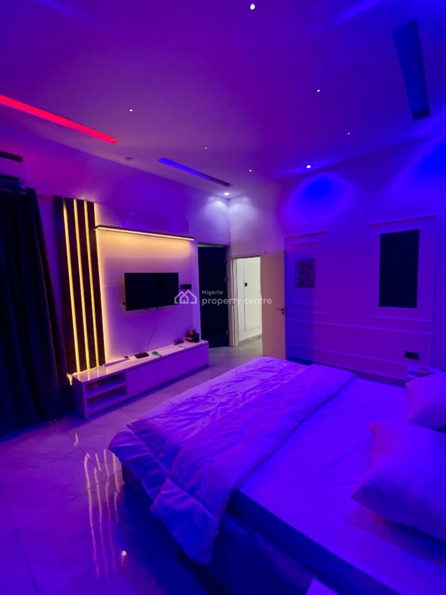 Stylish Four Bedrooms Terraced Duplex with Unlimited Wifi and Gym, Lekki, Lagos, Terraced Duplex Short Let