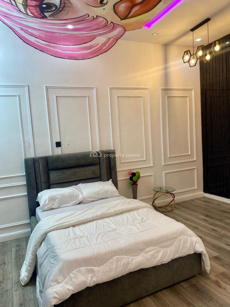 Stylish Four Bedrooms Terraced Duplex with Unlimited Wifi and Gym, Lekki, Lagos, Terraced Duplex Short Let