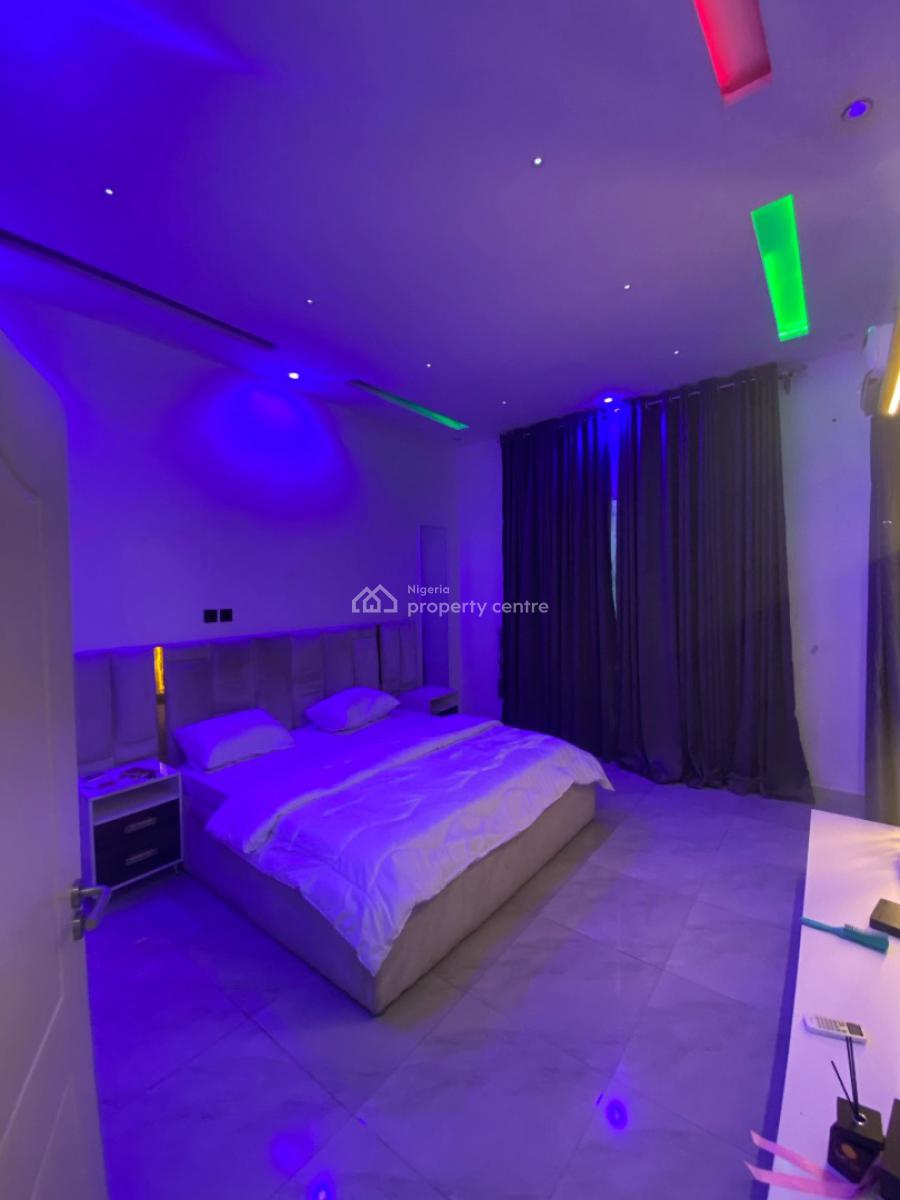 Stylish Four Bedrooms Terraced Duplex with Unlimited Wifi and Gym, Lekki, Lagos, Terraced Duplex Short Let