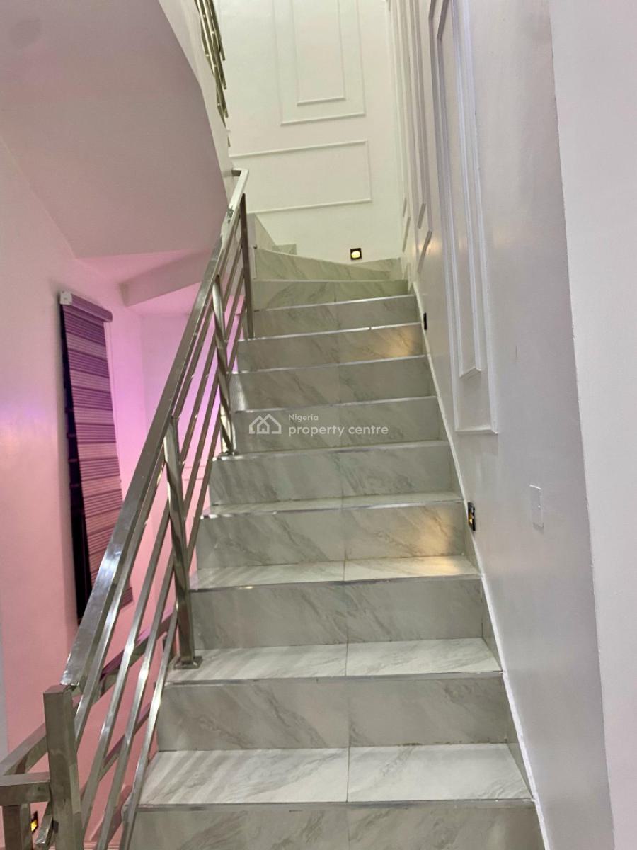 Stylish Four Bedrooms Terraced Duplex with Unlimited Wifi and Gym, Lekki, Lagos, Terraced Duplex Short Let