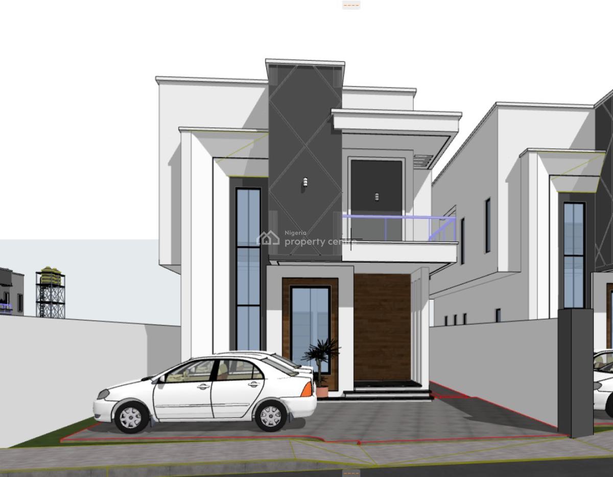 Newly Built 4 Bedroom Fully Detached Duplex, Mowe Town, Ogun, Detached Duplex for Sale