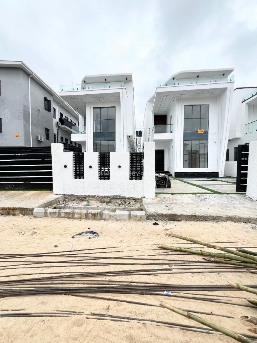 Contemporary 5 Bedroom Detached Duplex with Bq, Sangotedo, Ajah, Lagos, Detached Duplex for Sale