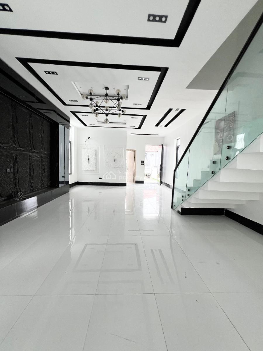 Contemporary 5 Bedroom Detached Duplex with Bq, Sangotedo, Ajah, Lagos, Detached Duplex for Sale